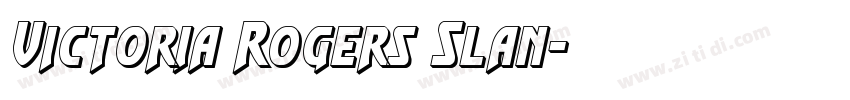 Victoria Rogers Slan字体转换